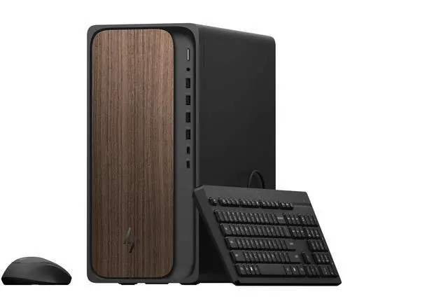 Alt view image 4 of 6 - HP OmniDesk M03-0034 Desktop PC, Intel Core Ultra 5 225 Upto 4.9GHz, 16GB RAM, 512GB SSD, Wireless Mouse & Keyboard, Windows 11 Home