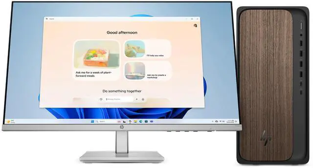 Alt view image 6 of 6 - HP OmniDesk M03-0034 Desktop PC, Intel Core Ultra 5 225 Upto 4.9GHz, 16GB RAM, 512GB SSD, Wireless Mouse & Keyboard, Windows 11 Home