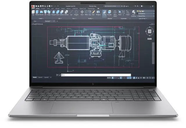 Main image of HP ZBook 8 G1i Gaming Laptop, 16" WUXGA Display, Intel Core Ultra 7 255H Upto 5GHz, 32GB RAM, 4TB SSD, NVIDIA RTX 500, Backlit keys, Fingerprint Reader, Windows 11 Pro
