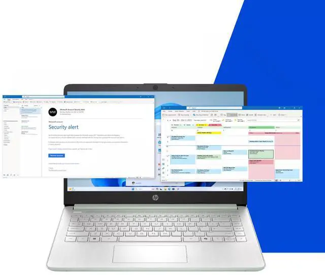 Alt view image 4 of 4 - HP 14-dq6103dx Laptop, 14" HD Display, Intel Core N150 Upto 3.6GHz, 4GB RAM, 128GB eMMC, Windows 11 Home (D0SN7UA#ABA)