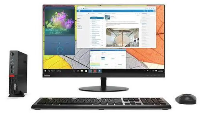 Alt view image 3 of 3 - Lenovo ThinkCentre M910q Tiny Desktop, Intel Quad-Core i7-6700T Upto 3.6GHz, 16GB DDR4, 256GB SSD, Wifi, Bluetooth, Dual Monitor Capable^^Windows 10 Professional 64Bit