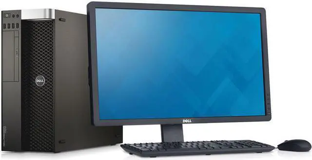 Alt view image 2 of 7 - Dell Precision Tower 3610 Workstation, Intel Xeon E5-1620 v2 3.7GHz, 16GB ECC DDR4 RAM, 512GB SSD Plus 2TB HDD, AMD FirePro W5000 2GB, DVD-RW, DVI, Display Port, Wifi, Bluetooth, Windows 10 Pro