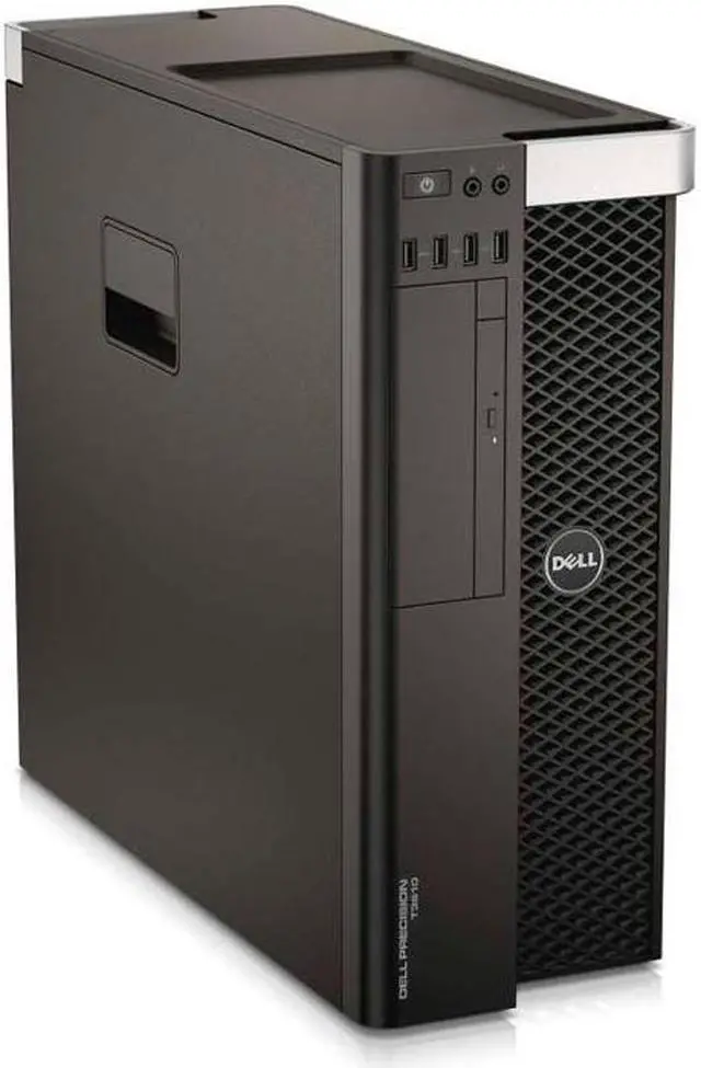 Alt view image 5 of 7 - Dell Precision Tower 3610 Workstation, Intel Xeon E5-1620 v2 3.7GHz, 16GB ECC DDR4 RAM, 512GB SSD Plus 2TB HDD, AMD FirePro W5000 2GB, DVD-RW, DVI, Display Port, Wifi, Bluetooth, Windows 10 Pro