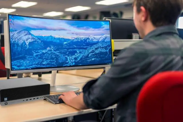 Alt view image 4 of 7 - HP EliteDesk 800 G4 Desktop, Intel Core i7-8700 Upto 4.6GHz, 32GB RAM, 256GB SSD + 1TB HDD, DVDRW, DisplayPort, Wi-Fi, Bluetooth, Windows 10 Pro