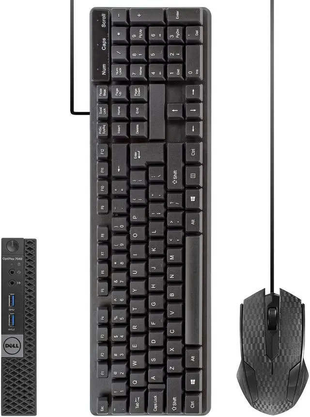 Alt view image 4 of 7 - Dell Optiplex 7040 Mini PC, Intel Core i5-6500T Upto 3.1GHz, 16GB RAM, 512GB SSD, HDMI, DisplayPort, Wi-Fi, Bluetooth, Windows 10 Pro