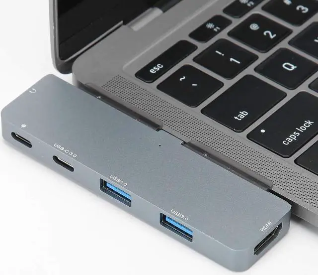 Alt view image 6 of 7 - USB C Hub Multiport Adapter, 6 in 1 TypeC to HDMI Docking Station Adapter Converter with 4K 30Hz HDMI Output 2*USB 3.0 Port for Phone Computer USB 3.0 Hub