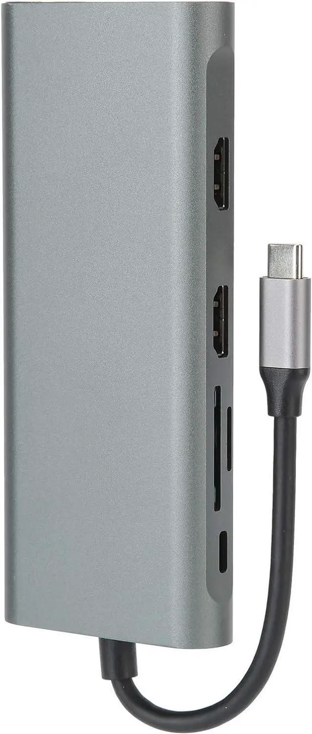 Alt view image 7 of 7 - 12in1 Convenient to Use Optical Disc Drive Fine Workmanship Super Slim Docking Station Plug and Play Stable High Reliability for PC