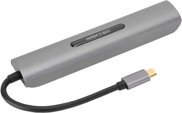 Alt view image 7 of 7 - 9 in 1 USB Hub 3.0, 9 Port USB Data Hub Splitter TypeC to HDMI Audio VGA USB3.0 Docking Station