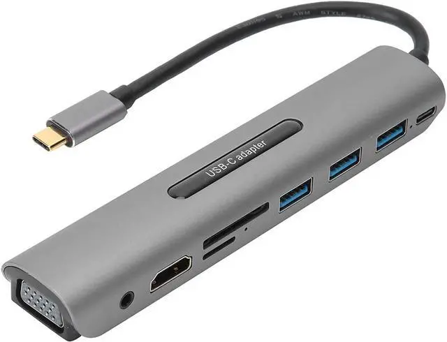 Main image of TypeC Docking Station, Computer Supplies, Durable for Mobile Hard Disk Computer Repair Shop Keyboard Home