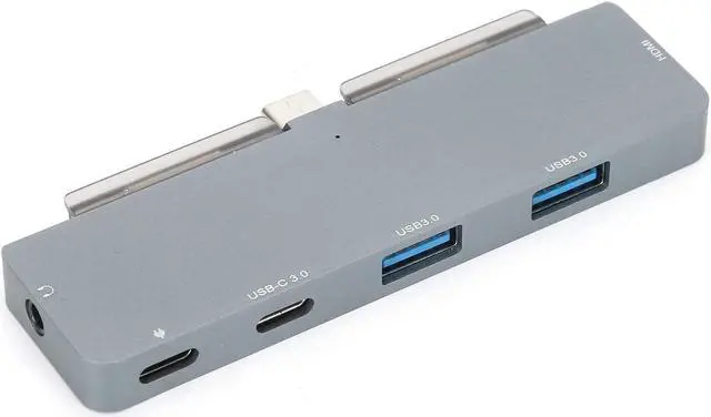 Main image of USB C Hub Multiport Adapter, 6 in 1 TypeC to HDMI Docking Station Adapter Converter with 4K 30Hz HDMI Output 2*USB 3.0 Port for Phone Computer USB 3.0 Hub