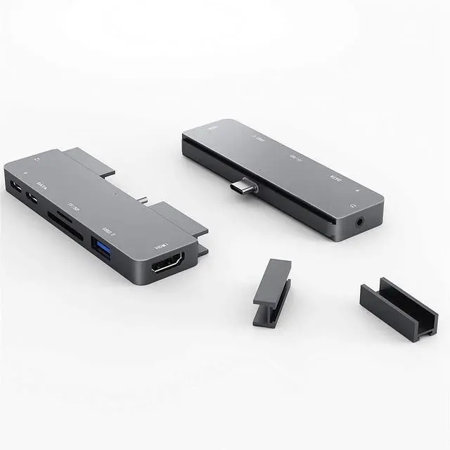 Alt view image 7 of 7 - sxg USB C Hub, USB3.1 Multifunction Multiport Adapter Type-C to HDMI 7 in 1 Adapter Hub for Computer Mobile Phone Adapter Hub