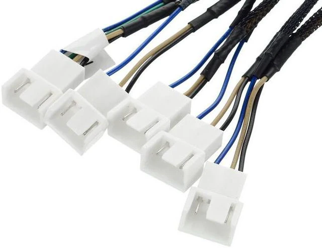 Alt view image 4 of 5 - Akasa AK-CBFA07-45 Flexa FP5S PWM Splitter Cable
