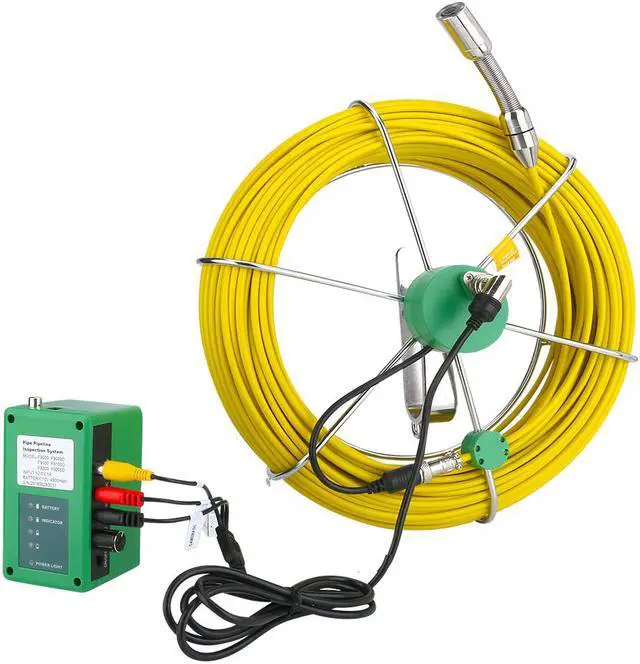 Alt view image 3 of 7 - 7 inch LCD 1000 TVL Camera with 6W LED Lights 20M IP68 Waterproof Drain Pipe Sewer Inspection Camera System