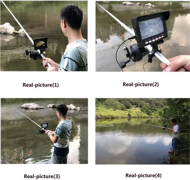 Alt view image 7 of 7 - 6W IR LED Lights with 4.3" Inch HD  Color Monitor Underwater Fishing Video Camera