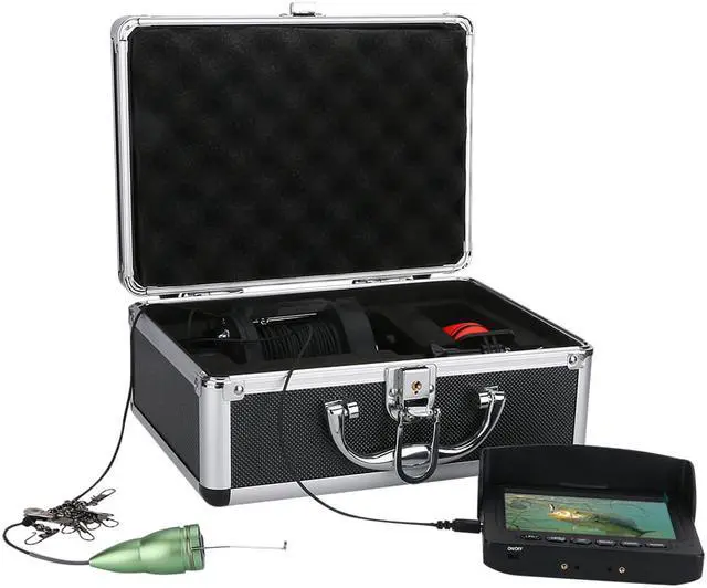 Alt view image 5 of 7 - Aluminum alloy  4.3 Inch HD  Color Monitor Underwater Fishing Video Camera Kit 6W White LED Lights with HD 1000 TV lines