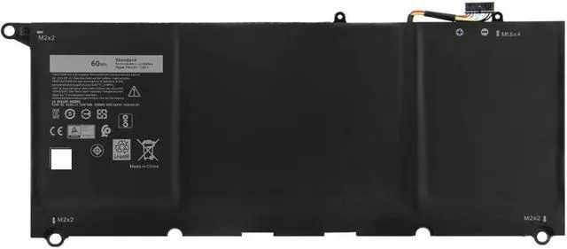Main image of GreenTech 60Wh PW23Y compatible battery for Dell XPS 13 9360, XPS 13 (9360), XPS 9360 - GreenTech 7.6V 60Whr 4 Cell Battery TP1GT RNP72