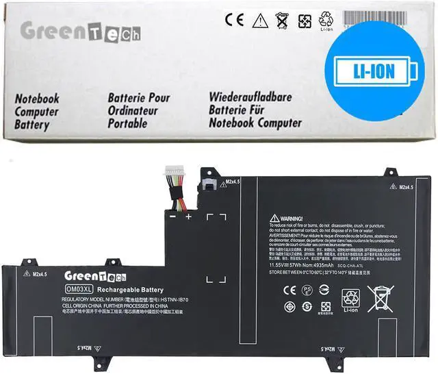 GREENTECH OM03XL 863280-855 BATTERY FOR HP ELITEBOOK X360 1030 G2