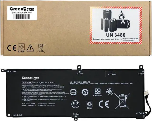 Main image of GREENTECH KK04XL 753703-005 BATTERY FOR HP PRO X2 612 G1 TABLET 29WHR HSTNN-UB6E