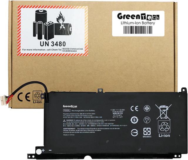 GREENTECH PG03XL L48495-005 BATTERY FOR HP PAVILION GAMING 15-DK