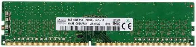 Main image of 8GB DDR4 2666MHz PC4-21300 CL19 ECC Registered 288pin Hynix Memory HMA81GR7AFR8N-VK