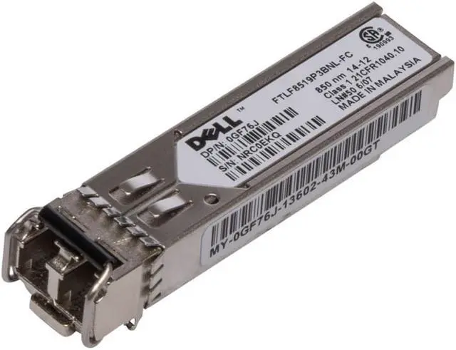 Alt view image 8 of 10 - NEW DELL GF76J PowerConnect 1000base-SX FTLF8519P2BNL 850nm SFP GBIC