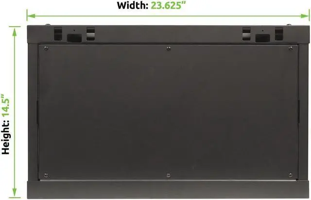 Alt view image 3 of 4 - Navepoint 6U Wallmount Networking Enclosure 600mm Depth with Shelf, Fans