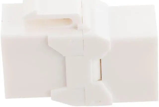 Alt view image 3 of 4 - CAT6A UTP Inline Keystone Coupler, 25 pack, White
