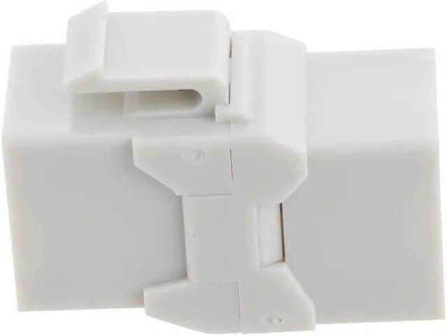 Alt view image 3 of 4 - CAT6A UTP Inline Keystone Coupler, 15 pack, Grey