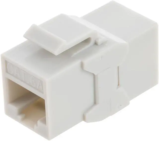 Main image of CAT6A UTP Inline Keystone Coupler, 10 pack, Grey