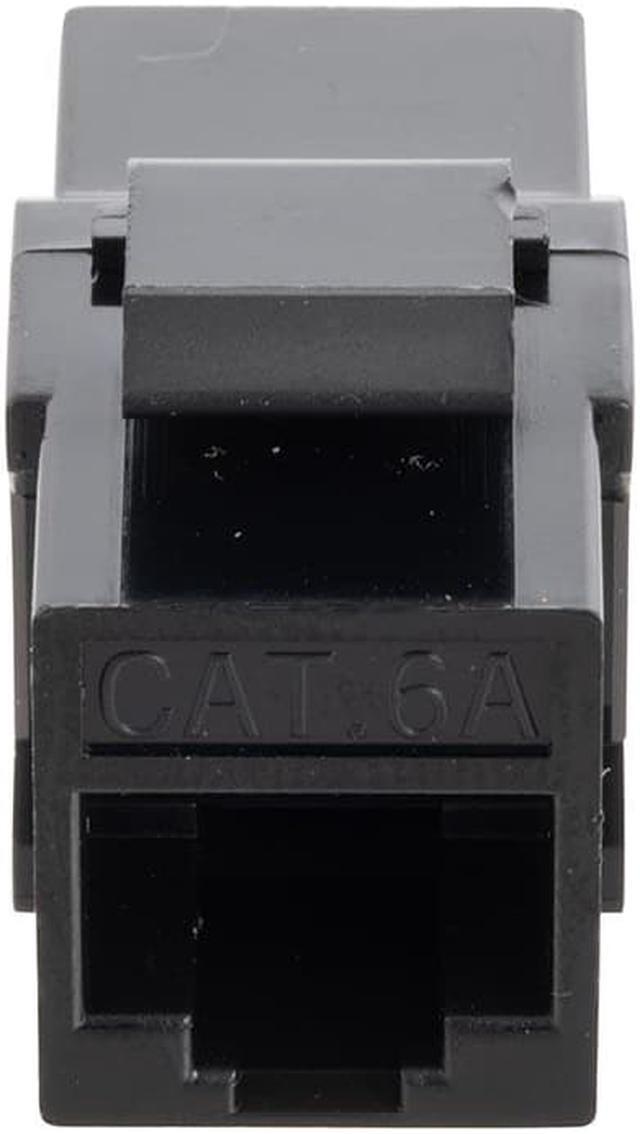 Alt view image 2 of 4 - CAT6A UTP Inline Keystone Coupler, 25 pack, Black