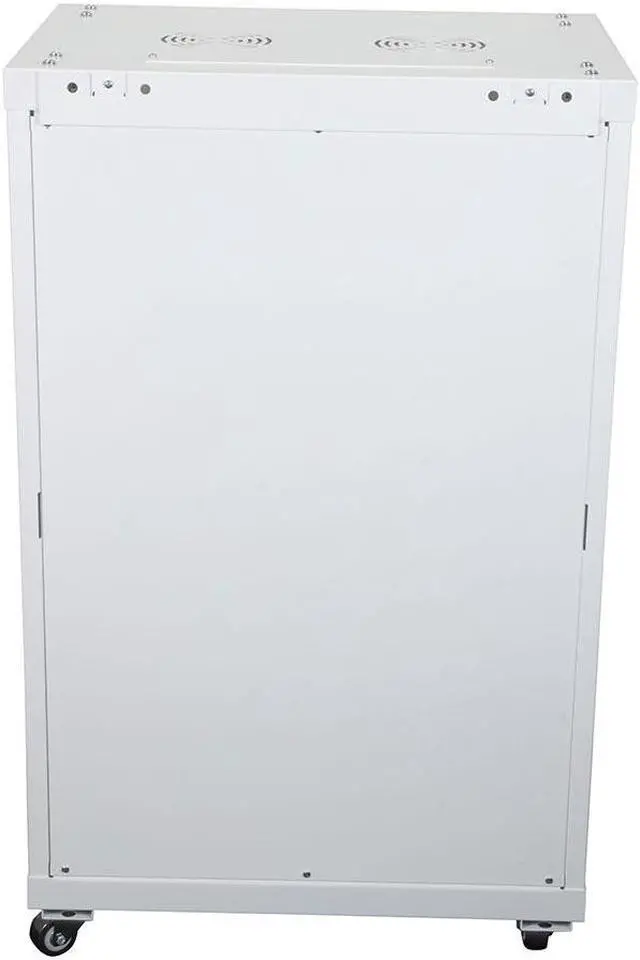 Alt view image 3 of 4 - NavePoint 19-Inch Wide Networking Cabinet, 18U, 17 Inches Deep, White