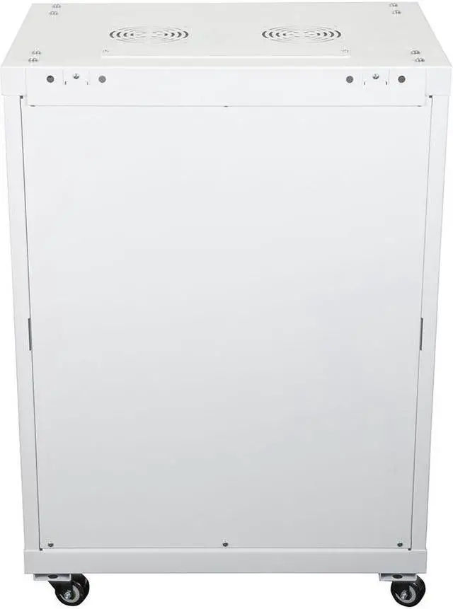 Alt view image 3 of 4 - NavePoint 19-Inch Wide Networking Cabinet, 12U, 23 Inches Deep, White