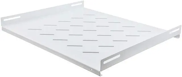 Main image of NavePoint 19 Inch Cabinet Shelf 1U with 16"(420mm) Depth- RAL9003, Signal White
