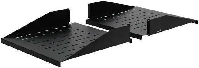 Main image of Navepoint 19" Center Weight Relay Rack Mount Data Networking Shelf Steel 2U 38" Depth Deep