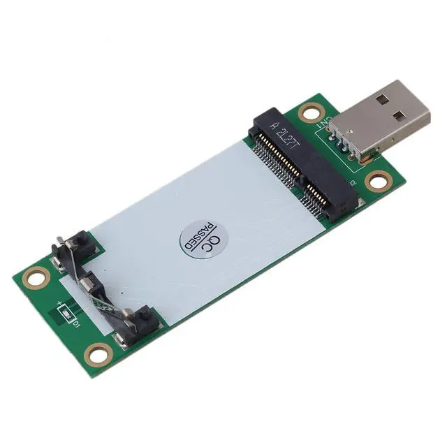 Alt view image 2 of 13 - Mini PCI-e Wireless to USB Adapter card With SIM Card Slot Test WWAN module