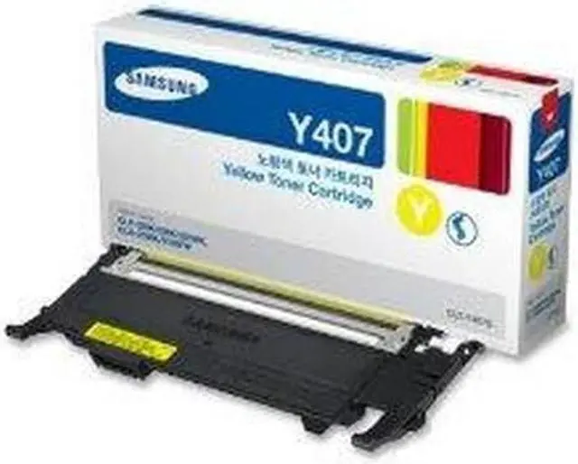 Alt view image 3 of 8 - Yellow Toner Cartridge for Samsung CLT-Y407S CLP-320, CLP-320N, CLP-325, CLP-325W, CLX-3180, CLX-3185, CLX-3185FN, CLX-3185FW, CLX-3185N, Genuine Samsung Brand