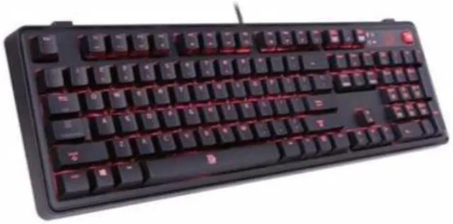 Alt view image 7 of 7 - Thermaltake Tt eSPORTS MEKA Pro Mechanical Gaming Keyboard with Cherry MX Blue Switches; Full Red LED Backlit
