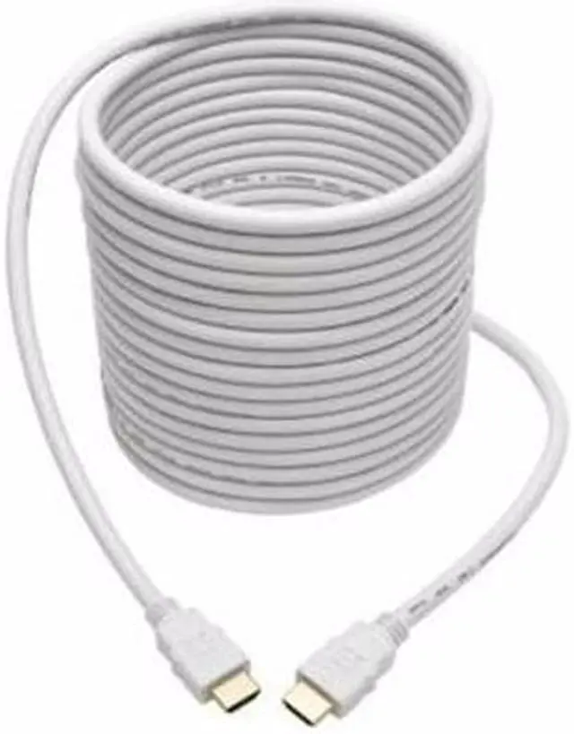 Alt view image 3 of 16 - Tripp Lite High-Speed HDMI Cable with Digital Video and Audio, HD 1080p (M/M), White, 25 ft. (P568-025-WH)