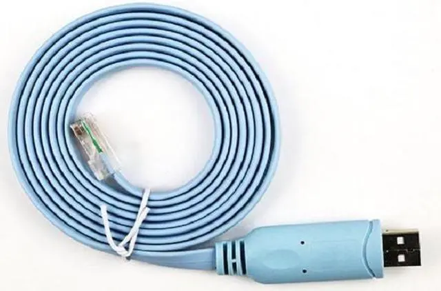 Alt view image 6 of 7 - Tekit (1.8m/6ft) FTDI USB to RJ45 for Cisco Router Console Cable - RS232,6Ft FTDI RS232 USB to RJ45 Serial for Cisco Console Rollover Cable for Cisco Routers Windows 10,8, 7, Vista MAC Linux