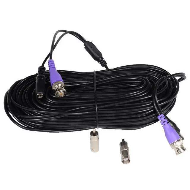 Alt view image 2 of 8 - VideoSecu 2x 50ft HD Security Camera BNC Video Power Cable Pre-made All-in-One Extension Wire Cord for CCTV DVR Surveillance System HD Security Camera 960P/720P, AHD, CVI, TVI and Analog Camera BTL