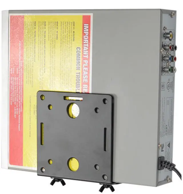 Alt view image 7 of 20 - VideoSecu Small Device Mount for some Blu-ray Disc/DVD Player, DVR, Digital Media Player, TV Cable Box, AV Components, Gaming Console, Modems Holder Shelf 1WM