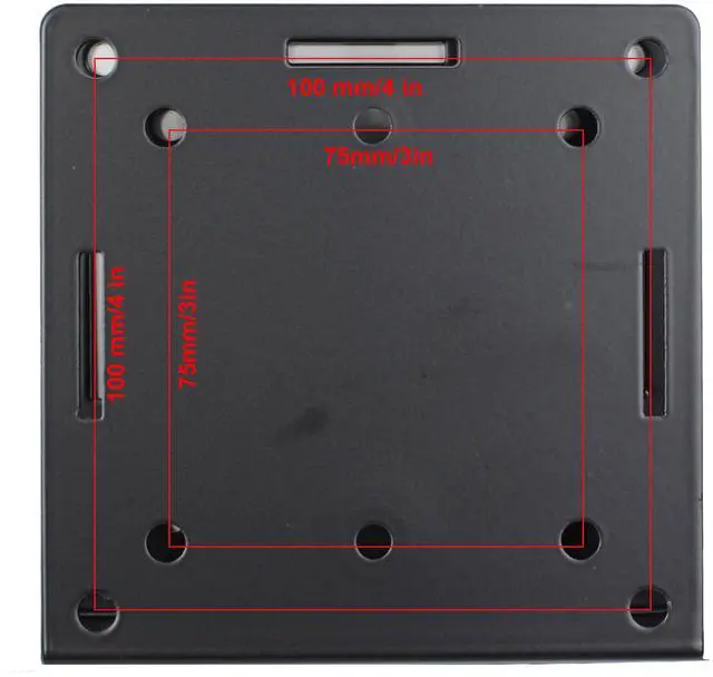 Alt view image 2 of 20 - VideoSecu Small Device Mount for some Blu-ray Disc/DVD Player, DVR, Digital Media Player, TV Cable Box, AV Components, Gaming Console, Modems Holder Shelf 1WM