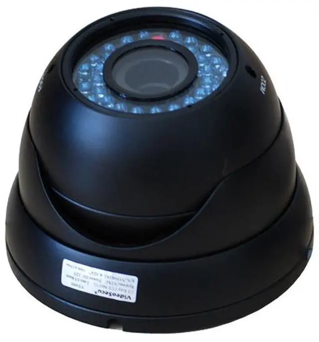 Alt view image 3 of 6 - VideoSecu 2x Dome CCTV Vandal Proof Outdoor Built-in 1/3 inch CCD IR Day Night Vari-focal 4 - 9mm Security Camera 480TVL 36 LEDs with 2x Power WG7