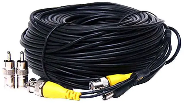 Alt view image 2 of 6 - VideoSecu 8 Pack BNC CCTV Video Power Cables 150ft CCD Home Security Camera DVR Wires Cords with bonus Adaptors b6p
