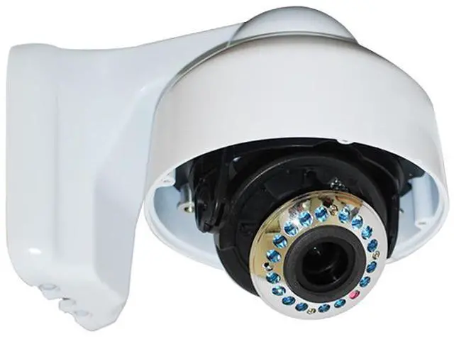 Alt view image 2 of 8 - VideoSecu 2 Pack Dome Outdoor Weatherproof Security Camera Built-in 1/3" CCD IR Day Night Vision Vari-focal 3.5~8 mm Lens Infrared 17 LEDs for CCTV Home DVR Surveillance System with 2 Power Supply CRG
