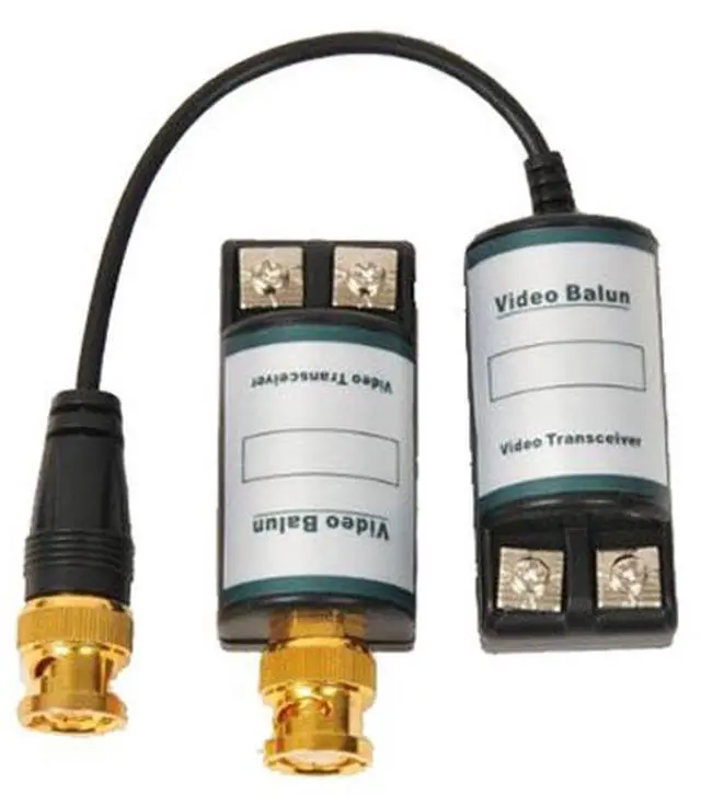 Main image of VideoSecu One Pair of CCTV Passive Video Balun Camera Network Transceiver Cat5 Connection 1EM