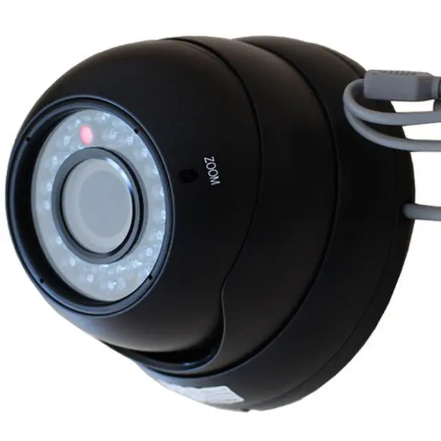 Alt view image 2 of 7 - VideoSecu Outdoor Weatherproof IR Day Night Vision Security Camera 36 LEDs 4 - 9mm Varifocal Lens CCD for CCTV Surveillance 1Z6
