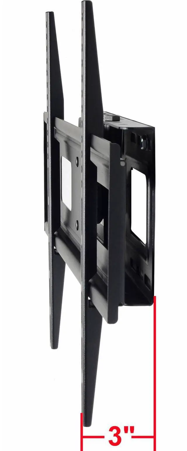 Alt view image 4 of 13 - VideoSecu Articulating Full Motion TV Wall Mount for most 32" - 60" LED LCD OLED HDTV Plasma Flat Screen with Max VESA 600x400mm, Swivel Tilt Extension Arm TV Mount Bracket BR5