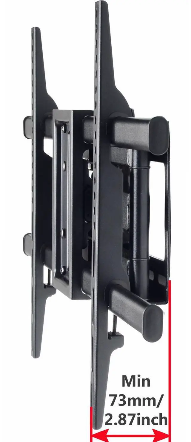 Alt view image 7 of 14 - VideoSecu Heavy Duty Full Motion Tilt Swivel Extend TV Wall Mount for most 40-70" Sony Samsung LG Panasonic Vizio Sharp LCD LED Plasma HDTV with VESA 700x400/ 684x400/ 600x400mm, loading 125lbs AW8