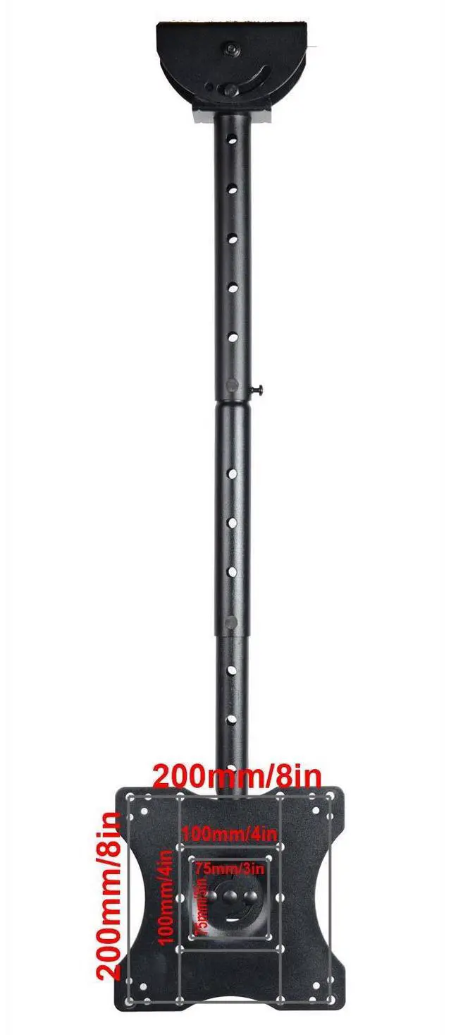 Alt view image 2 of 14 - VideoSecu Tilt Swivel TV Ceiling Mount for most 26 27 29 32 39 40 42 43 46 47 50 55 60" LCD Plasma Some LED up to 65" VIZIO Samsung LG Toshiba Panasonic Flat Panel Screen HDTV, load capacity 66lbs BXZ